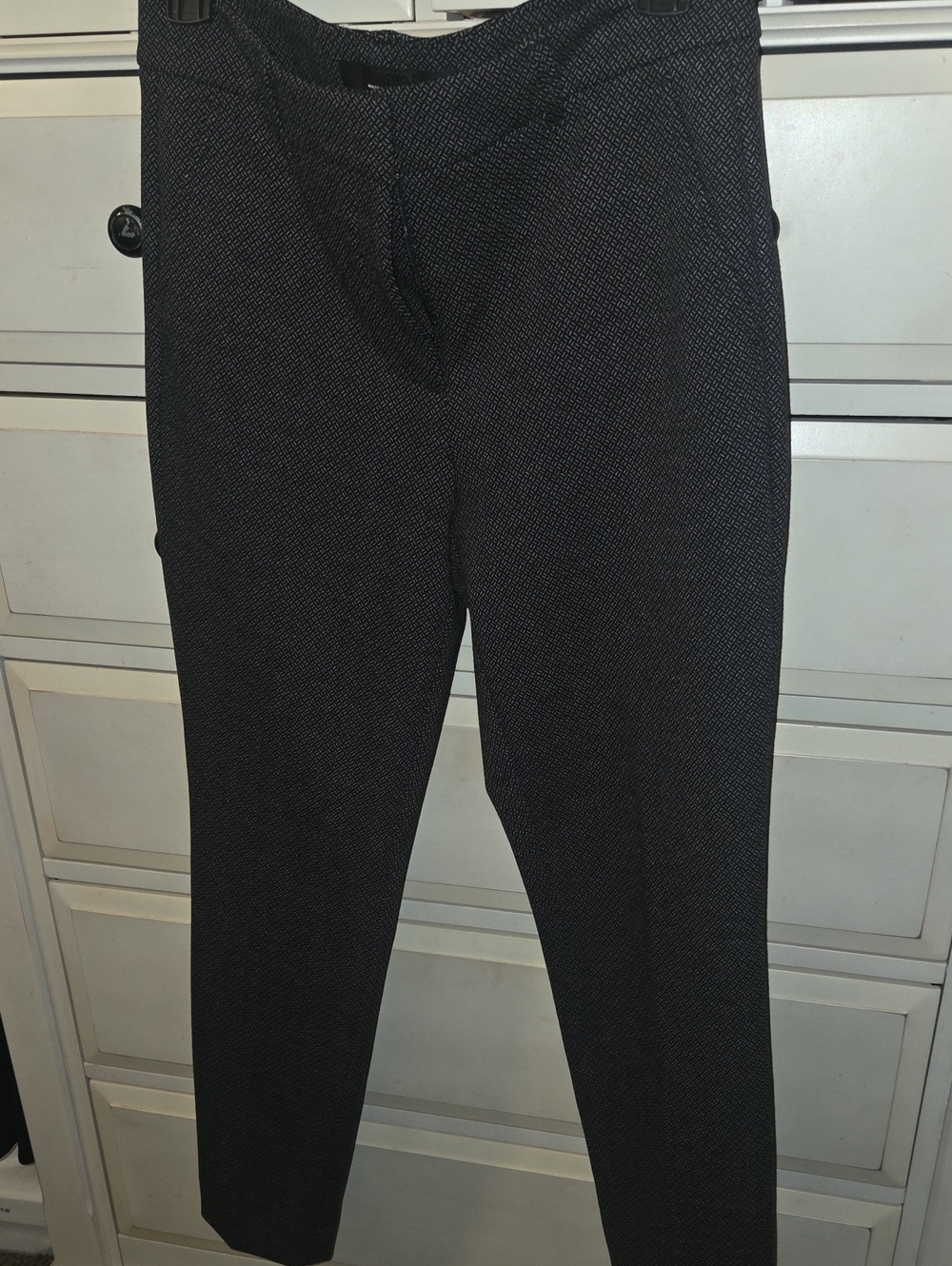 Slim Dress Pants - Black Heather Pattern